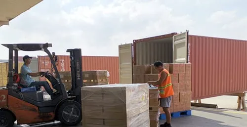 china sourcing company consolidating goods before shipping FCL