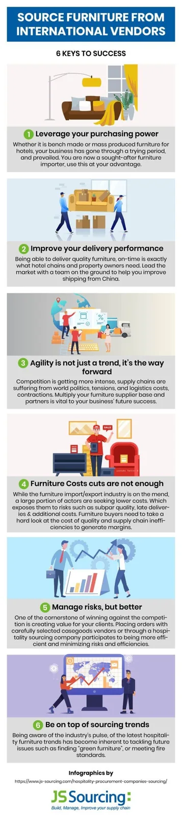 furniture source infographics 1 - 6 tips on vendors