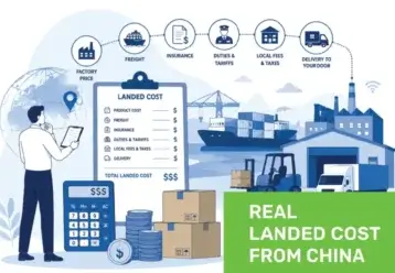 How to Calculate Real Landed Cost from China: Factory Price to Your Door
