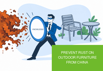 How to Prevent Rust on Outdoor Furniture From China How to Prevent Rust on Outdoor Furniture From China